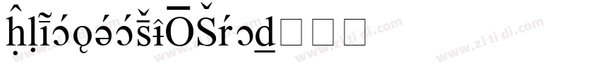 WP Hebrew David字体转换